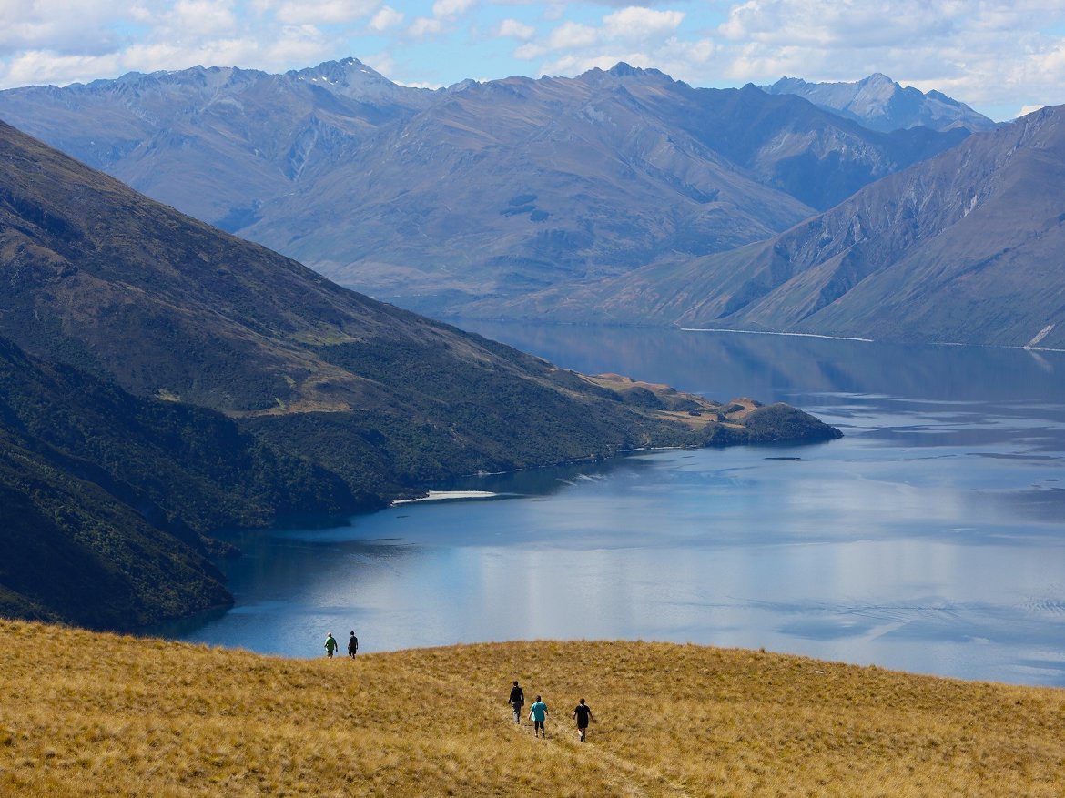 New Zealand luxury hiking tours immerse you in the wild hills of Wanaka 